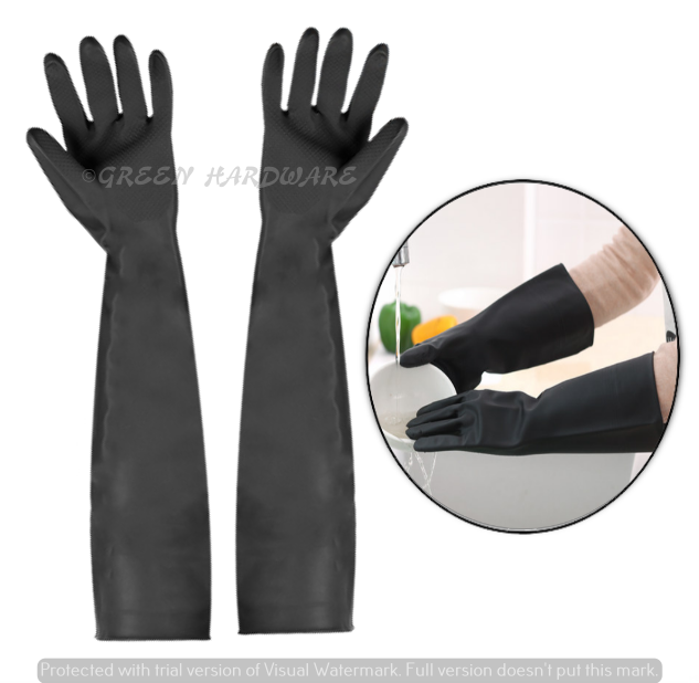 Elbow length cleaning clearance gloves