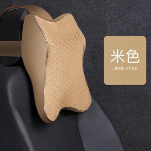 （COD）Memory Foam Car Neck Pillow Head Rest Support Breathable Seat Cushion Headrest