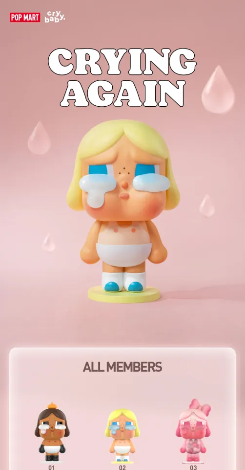 Local Delivery] POP MART CRYBABY Crying Again Series Figures Blind