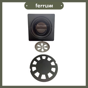 [ FERRUM ] Floor Drain Saringan Got stainless Steel Anti Serangga Tikus Anti Karat & Bau 4" Hitam