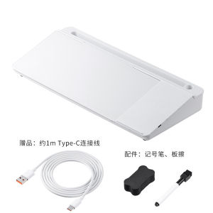 SANWA Japanese Notebook Multifunctional Stand Desktop Storage Rack Organizer Rack Writing Board Memo Reminder Board Desktop Small Whiteboard Note Rack Note Board Erasable Keyboard