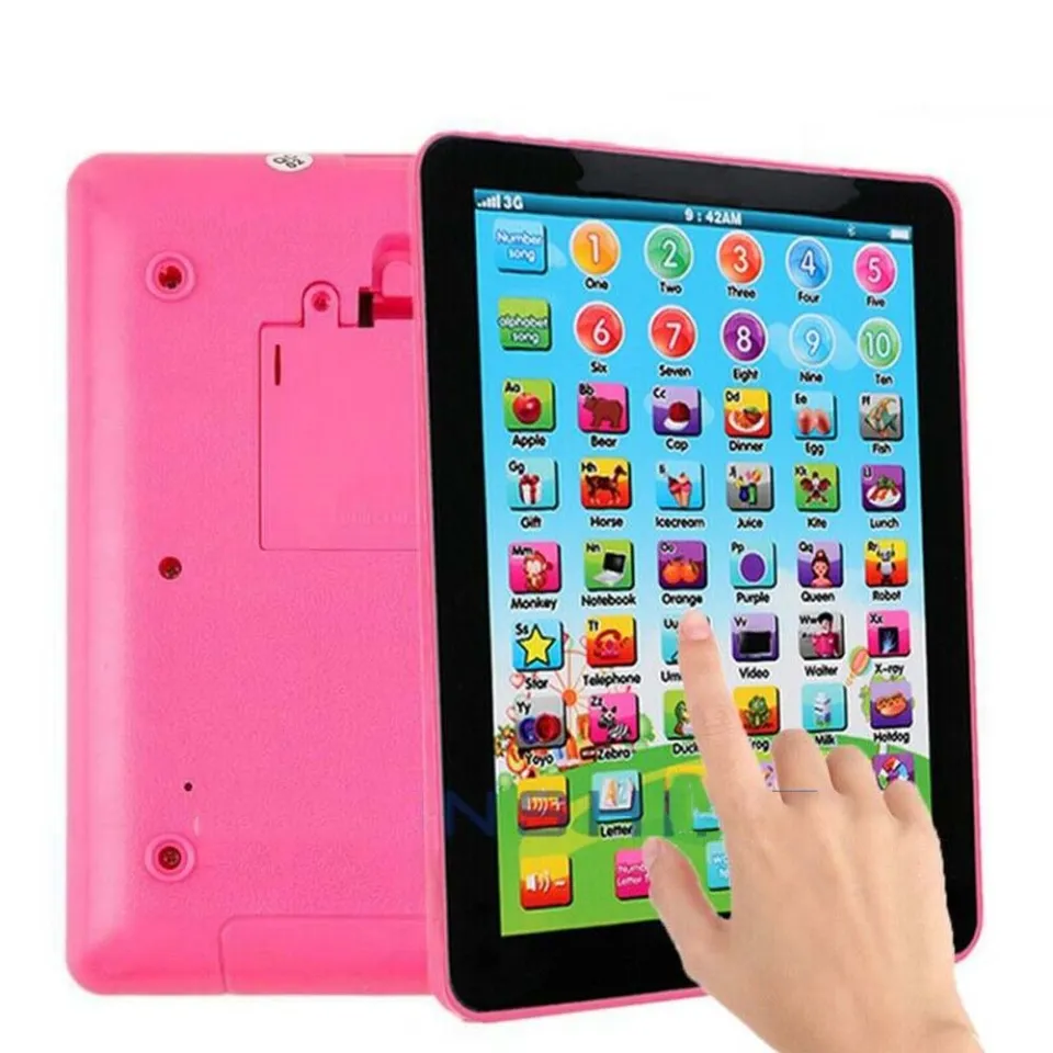 Educational IMITATION Pad Learning Toys Tablet Toy for Kids Toddlers Age  Years Old Boys Girls (Pink or Blue color)