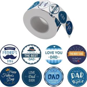 Con dấu chúc mừng Ngày của Cha cho bữa tiệc tròn CHA Sticker Ngày của Cha nhãn dán Đề-can phong bì hình dán trang trí