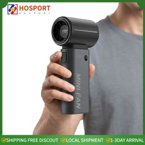 Travel Handheld Fan with 199 Speed Levels Rechargeable 3600mAh Mini Personal Fan for Beach and Outdoor