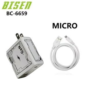 XYX BISEN BC-6659 20W PD Fast Charger with USB Cable for Type C Micro Android Mobile