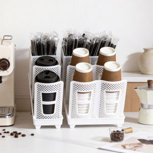 [SG] Disposable Cup Holder Detachable Multifunctional Paper Cup Dispenser Universal Large Capacity Kitchen Paper Cup Holder Organizer