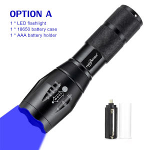 Haixnfire G700 LED torch light waterproof blue portable flashlight + remote pressure pad switch
