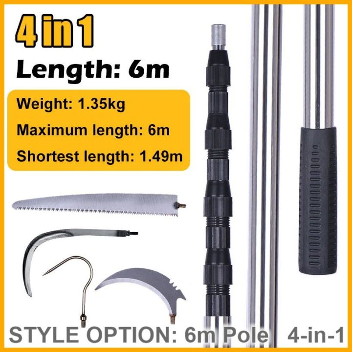 7 Meter Telescopic Rod High Fruit Picker Branch Hook Pruning Branch - View #7