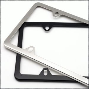 License Plate Cover Durable License Plate Holder Stainless Steel Easy and Quick Installation