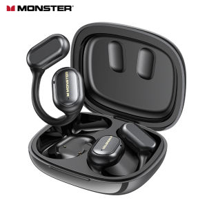 Original Monster OpenTouch Pro100 Wireless Earphones With LED Screen Bluetooth V5.4 Earbuds HIFI Sound Headphones Long Endurance Headsets With Mic TF Card Playback