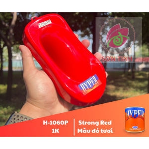 |Đỏ con két| Sơn xe máy HYPER màu đỏ tươi 1060 1K (Code: H-1060P) sơn thơm công nghiệp