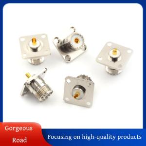 [Gorgeous] Hot Sale 5x UHF FEMALE SO239 PANEL CHASSIS MOUNT FLANGE MOUNT SOLDER CUP RF CONNECTOR