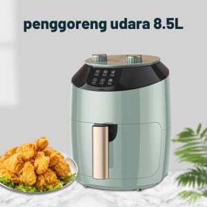 Berwarna biru langit Air fryer- 85L Alat penggoreng udara-JN-5805  /  Alat Masak Elektonik Praktis 9 Liter Mesin Penggorengan Tanpa Minyak Anti Lengket