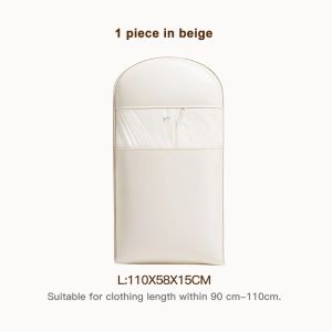 Z.Z Toy Store Wardrobe Hanging Storage Organizer Vacuum Compression Garment Bag Zipper Dustproof Tahan Lama Rumah Tangga Closet Space Saver