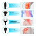 Súng massage cầm tay mini, máy mát-xa di động, giảm đau hiệu quả, Súng massage giup giảm đau cổ, vai gáy, toàn thân Máy massage cầm tay 4 đầu 6 chế độ - súng massage trị nhức mỏi vai gáy, đau giãn cơ - Máy đấm lưng đa năng Massage Machine Portable 4 Head. 