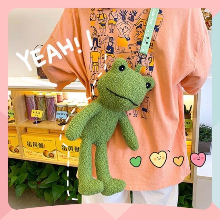 Túi Đeo Chéo Hình Con Ếch Xanh - Túi Đeo Chéo Gấu Bông Xinh Xắn Dễ ...