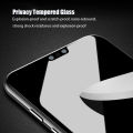 Anti Spy Realme Note 50 Tempered Glass Kaca Hitam Full Cover. 