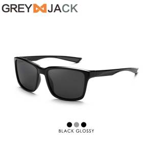 Grey Jack Kacamata Hitam Sunglasses Polarized Anti Silau UV400 Model Kotak Fashion Laki-laki dan Wanita 3103