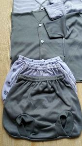 BAJU BAYI LAKI-LAKI ISI 18 PCS SERI ABU 0-3 BULAN PERLENGKAPAN BAYI BARU LAHIR