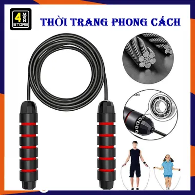 Dây Nhảy Tập Thể Dục Giảm Cân Đốt Mỡ Bụng Lõi Thép Đàn Hồi Có Tạ 2.9m Tập Thể Dục Gym Muay Thái Tại Nhà Có Thể Cắt Bớt