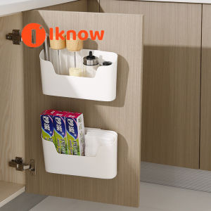 I know 1PCS Simple Wall Mounted Storage Box Cabinet Inner Wall Free Punch Storage Box Bathroom Cosmetics Shelf Multifunctional Household White