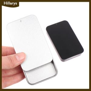 [Hillarys] 80*50*15mm Mini Iron Box Slide Cover Storage Box Portable Tin Boxes Container