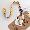 NFYKY Portable Credit ID Card Snoopy Meal Card Lanyard Card Case Snoopy Card Holder Cartoon Card Cover. 