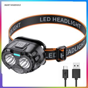 Powerful LED Headlamp with Motion Sensor Waterproof Headlamp for Camping and Fishing Activities