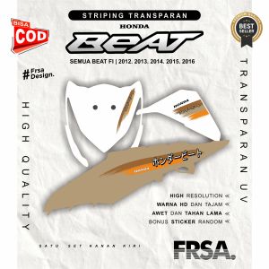 Striping Kalcer Transparan Beat FI 2012-2016 | Sticker Keren Anti Mainstream