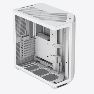 APNX V1 MID-TOWER CASING BLACK/WHITE WITH [FREE 7 PCS ARCTIC P12 PRO ARGB CASE FANS]