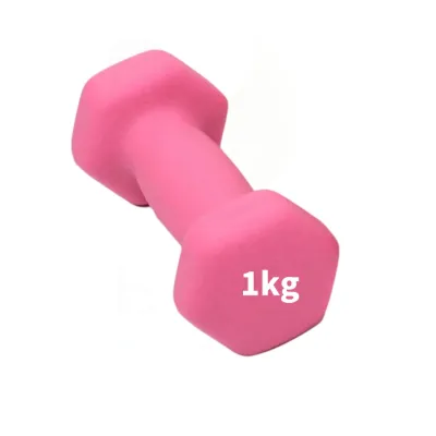 【SSL】*1kg/4kg Dumbell Hexagon Dumbbell Gym Fitness Exercise Home Weight Training Workout Dumbbell Neoprene Perfect for Aerobics Yoga Pilates Strength Training and muscle toning Versatile Fitness Tool