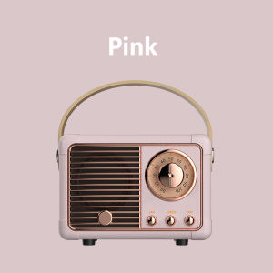 SG [READY STOCK]Retro Portable Wireless Bluetooth Speaker Vintage Classical Subwoofer Speakers FM Radio Mini Music Player
