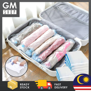 GMSHOP 9 Pcs Set Of Travel Organizers Handroll Vacuum Compression Storage Bags