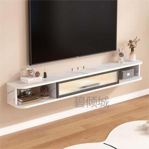 Hanging Tv Console Cabinet With Storage Hanging TV Cabinet With Storage  Cream Style Living Room Simple Wall-Mounted Set-Top Rack TV Rack Cabinet TV Display Cabinet Tv Console Cabinet High
