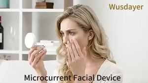 Máy massage nâng cơ mặt thiết bị chăm sóc da mặt bằng dòng điện vi mô dụng cụ tạo hình khuôn mặt hình trái tim di động USB thiết bị nâng cơ mặt thiết bị chăm sóc da mặt bằng dòng điện vi mô (màu hồng)
