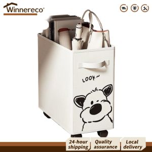 Mobile Under Desk Storage Cart with Wheels Durable Multi-Functional Organizer for Office and Workspace in Silver Finish