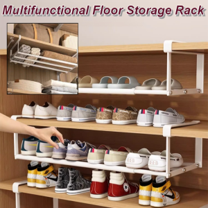 Adjustable Organizer Retractable Shoe Rack Organizer readytouse Spacesaving Hang down Lightweight Storage Divider