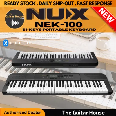 Nux NEK-100 61-Keys Portable Digital Electronic Keyboard ( NEK100 / NEK 100 )