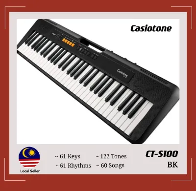 Casio CT-S100 61-Keys Casiotone Keyboard Beginner CTS100 卡西欧键盘电子琴初学61键 CT-S100