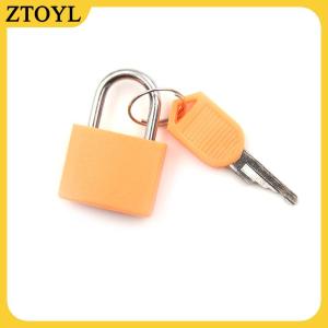ZTOYL Ổ khóa thép mini chắc chắn ổ khóa ký túc xá ngăn kéo vali du lịch có 2 chìa khóa