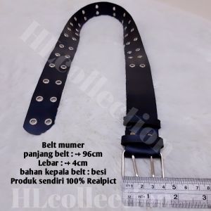ring belt korea terbaru ikat pinggang wanita korea grungu doubel eyelet