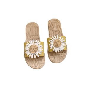 GOOTRADES Anti Slip Flower Flats Slippers PVC Sweet Slippers for Women Soft Beachwear Shoes Beach Slides Sandals Summer