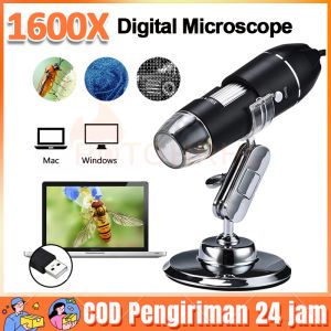 Microscope Mikroskop 3 IN 1 USB Digital Zoom Magnifier Monokuler Kamera Pembesar Mikroskop Elektronik Portabel Dan 1600X