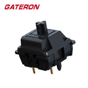 Gateron dầu Vua lubed Bàn phím thiết bị chuyển mạch tấm gắn Tương thích cho Bàn Phím Cơ 5 pin 55gf pre-lubed màu đen sẫm tuyến tính Chính thiết bị chuyển mạch