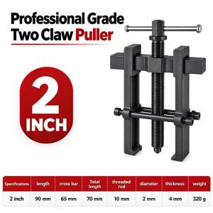2/3/4/6/8/10 Inch Two Claw Puller Separate Lifting Device Strengthen Bearing Puller Rama With Screw Rod 2Jaw Twin Legs Tool Bearing Gear Puller Remover Tool