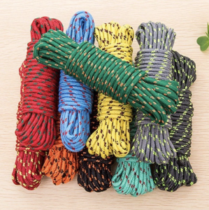 Tali Jemuran Baju Nylon 10m Anti Slip Ikat Tambang Kemah Camping Nilon 10 Meter Clothesline Kuat