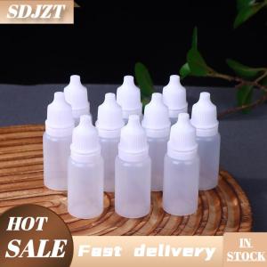 SDJZT 10PCS 5 10 15 20 30 50ml Rỗng nhựa dropper chai sơn dầu vẻ đẹp có thể ép bơm lại chai mỹ phẩm lưu trữ chai