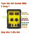 Trạm Hàn Khò Gordak 968D Mới Chính Hãng ! ( 2 hiển thị nhiệt độ ).. 