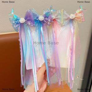 [COD] Home Base 1 cặp đuôi cá vỏ puprle Ribbon Headband bé Nàng Tiên Cá ăn mặc lên Kẹp Tóc Cô Gái BOW TIE bện hoa kẹp tóc phụ kiện