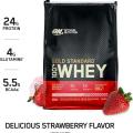 Optimum Nutrition Whey Protein Gold Standard 10LB - เวย์โปรตีน เสริมสร้างกล้ามเนื้อ. 